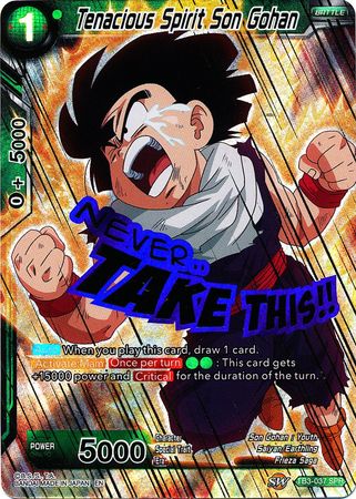Tenacious Spirit Son Gohan (SPR) [TB3-037_SPR] | Good Games Adelaide SA