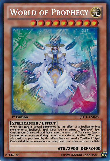 World of Prophecy [JOTL-EN028] Secret Rare | Good Games Adelaide SA