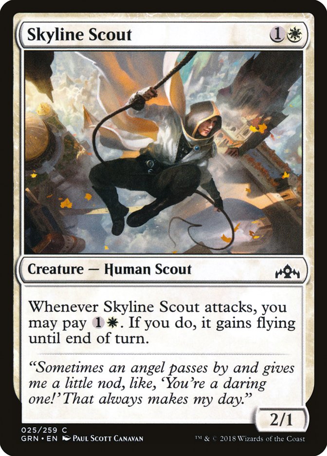 Skyline Scout 25 (Guilds of Ravnica)  - Foil | Good Games Adelaide SA