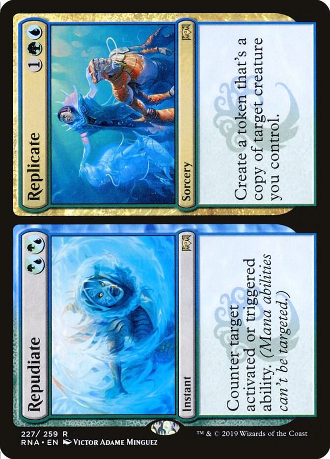 Repudiate // Replicate 227 (Ravnica Allegiance)  - Foil | Good Games Adelaide SA