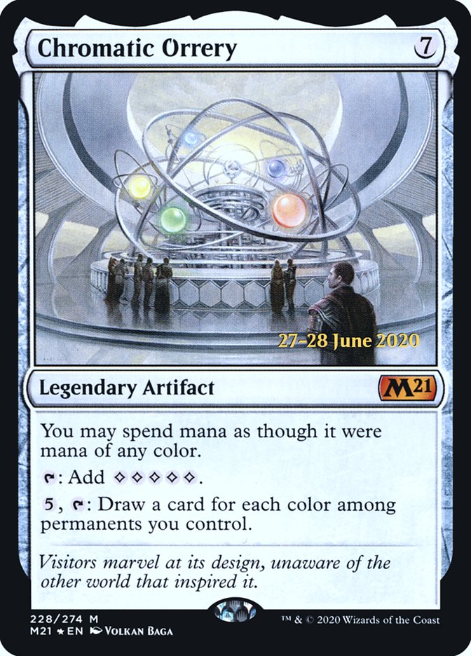 Chromatic Orrery  [Core Set 2021 Prerelease Promos] | Good Games Adelaide SA