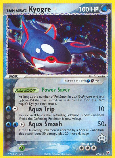 Team Aqua's Kyogre (3/95) [EX: Team Magma vs Team Aqua] | Good Games Adelaide SA