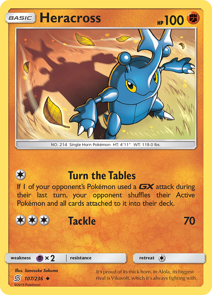 Heracross (107/236) [Sun & Moon: Unified Minds] | Good Games Adelaide SA