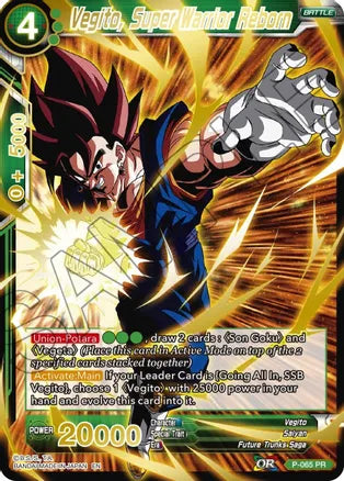 Vegito, Super Warrior Reborn (Gold Stamped) [P-065] | Good Games Adelaide SA