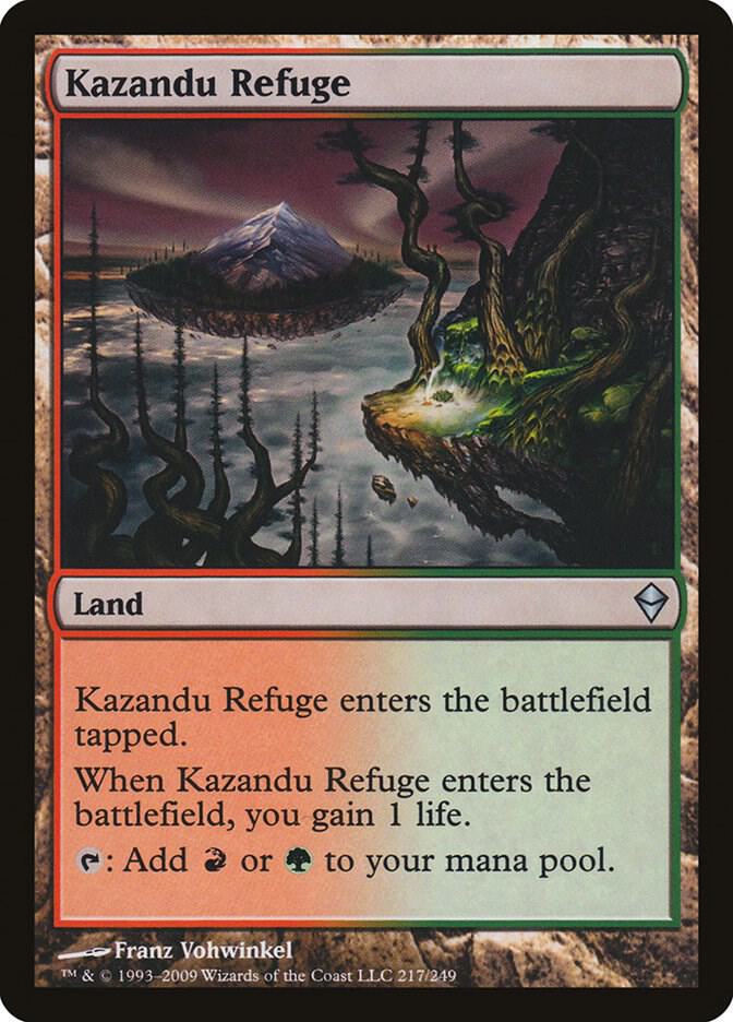 Kazandu Refuge 217 (Zendikar)  - Foil | Good Games Adelaide SA