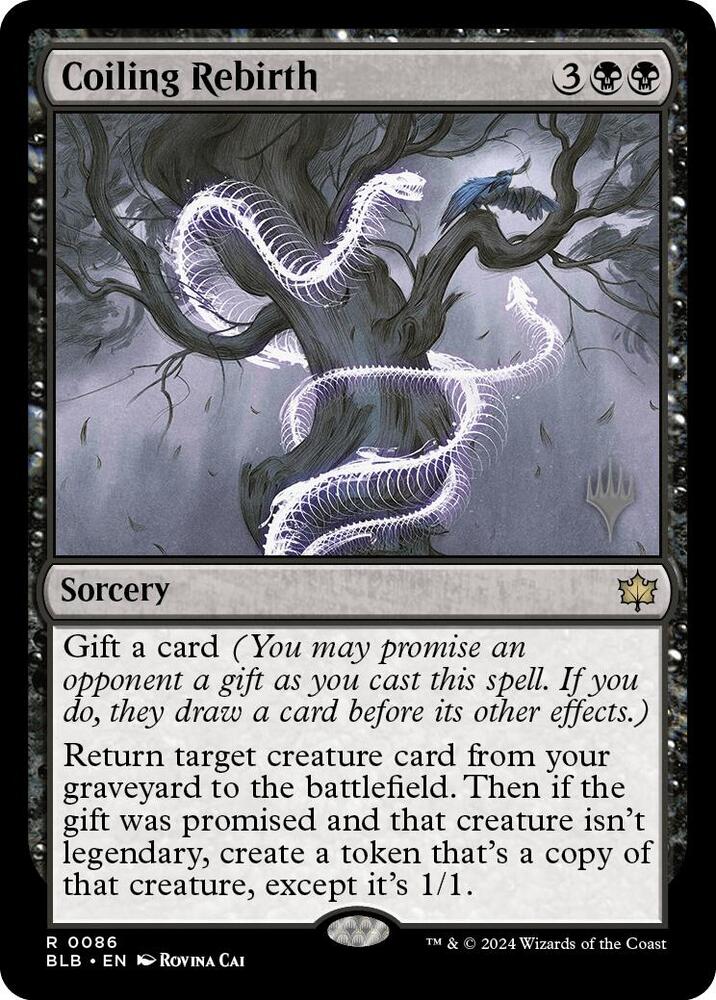 Coiling Rebirth 86 (Promo Pack: Bloomburrow)  - Foil | Good Games Adelaide SA