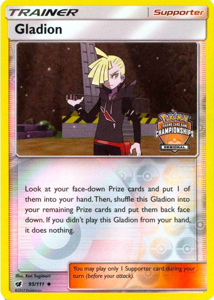 Gladion 95 111 Regional Championships 095/111 (League & Championship Cards)  - Reverse Holofoil | Good Games Adelaide SA