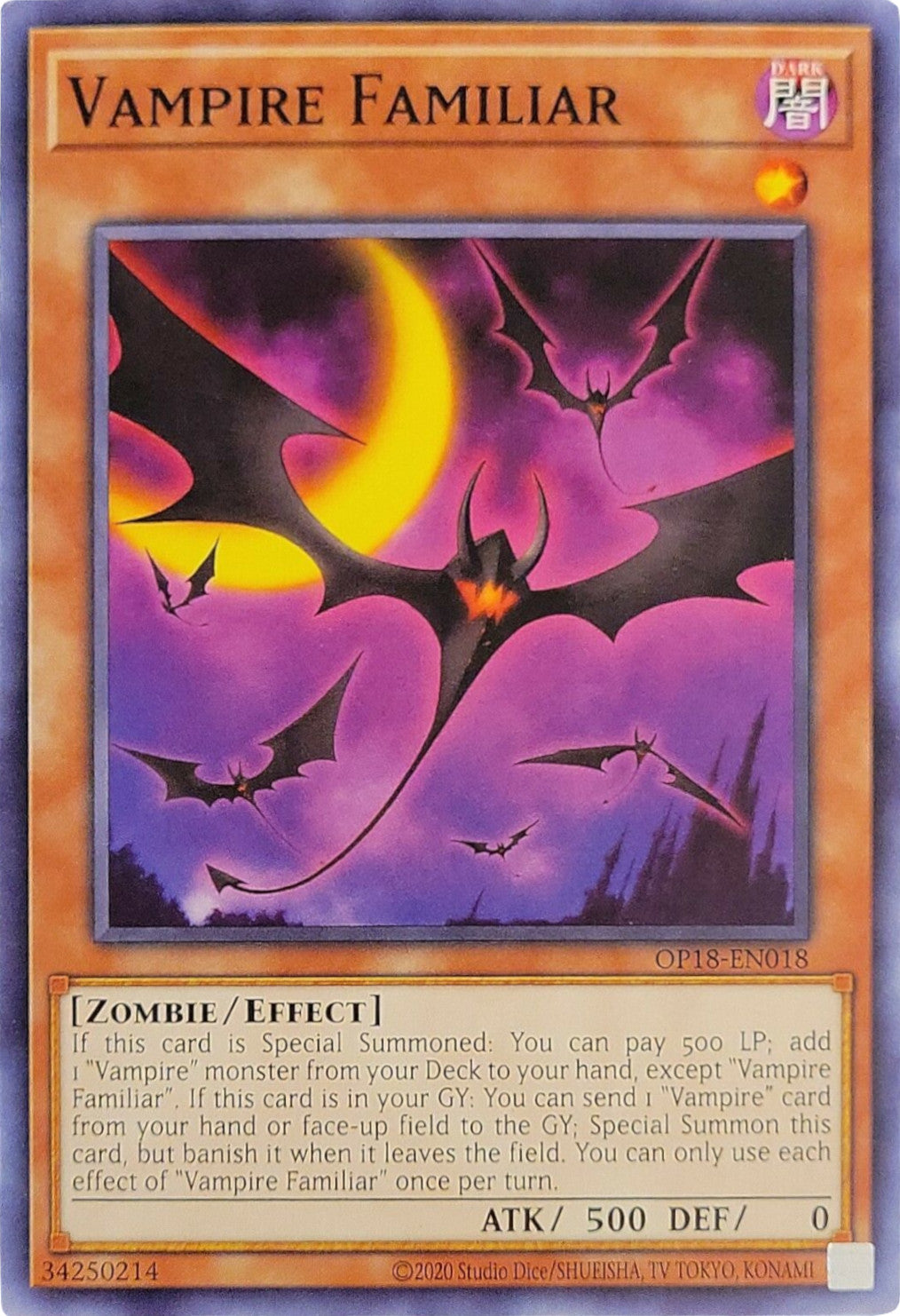 Vampire Familiar [OP18-EN018] Common | Good Games Adelaide SA
