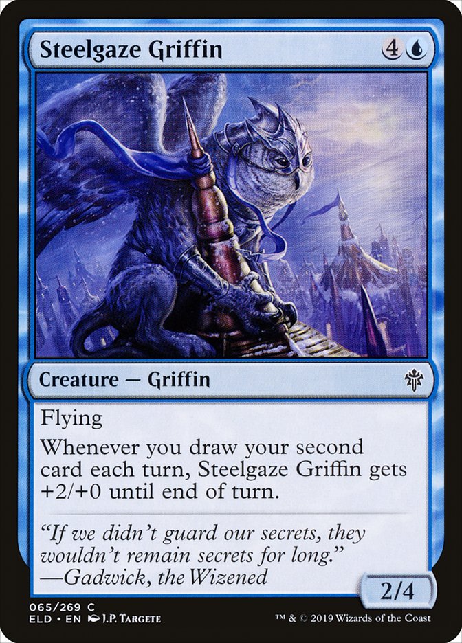 Steelgaze Griffin 65 (Throne of Eldraine)  | Good Games Adelaide SA