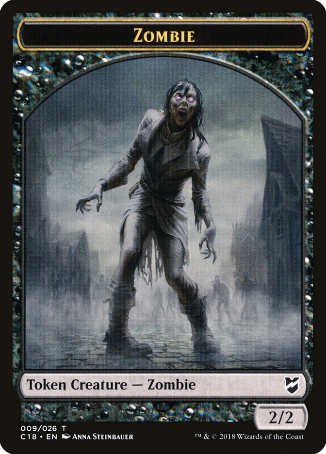 Manifest // Zombie Double-sided Token [Commander 2018] | Good Games Adelaide SA