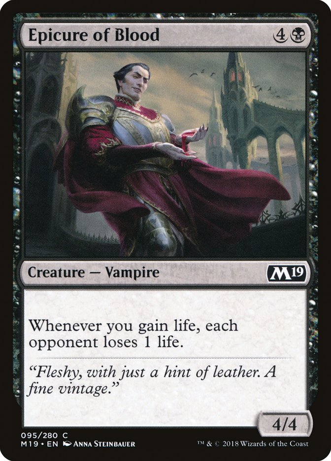 Epicure of Blood [Core Set 2019] | Good Games Adelaide SA