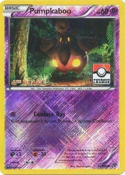 Pumpkaboo 56 146 Pokemon League 4th Place 056/146 (League & Championship Cards)  - Reverse Holofoil | Good Games Adelaide SA