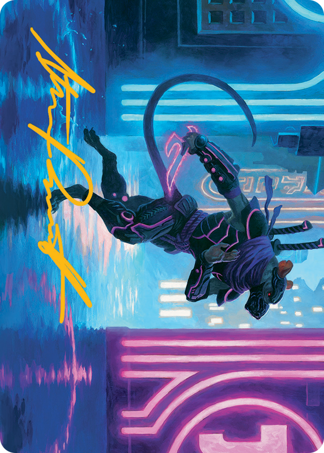 Nezumi Informant Art Card (Gold-Stamped Signature) [March of the Machine Art Series] | Good Games Adelaide SA