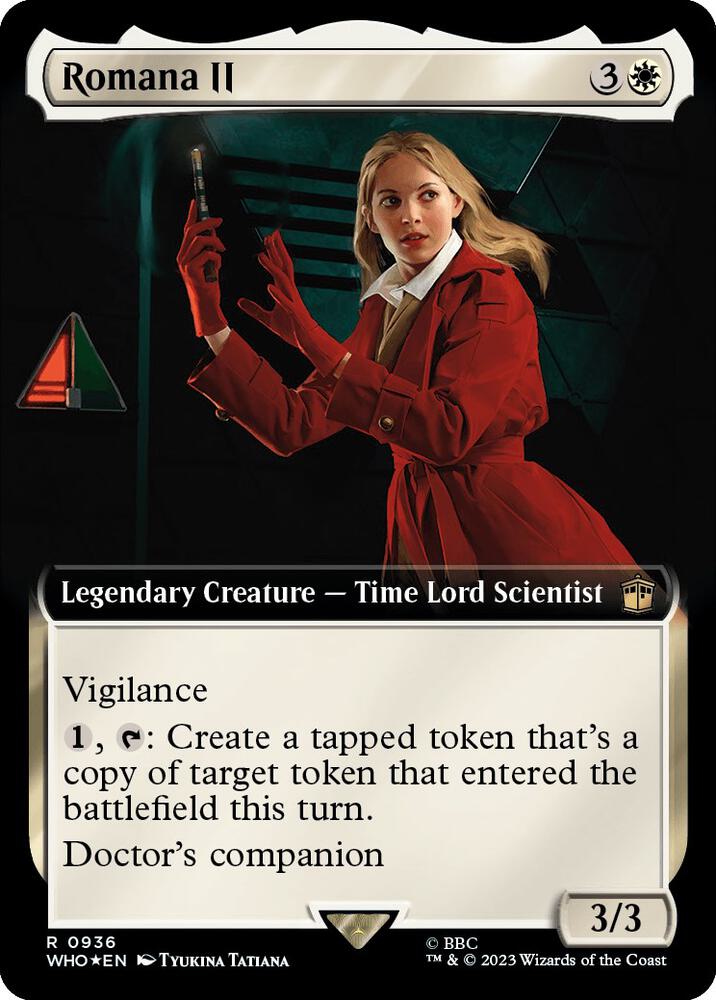 Romana II 936 (Universes Beyond: Doctor Who)  - Foil | Good Games Adelaide SA