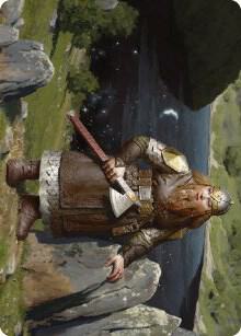 Mirrormere Guardian Art Card 12 (Art Series: Universes Beyond: The Lord of the Rings: Tales of Middle-earth)  | Good Games Adelaide SA