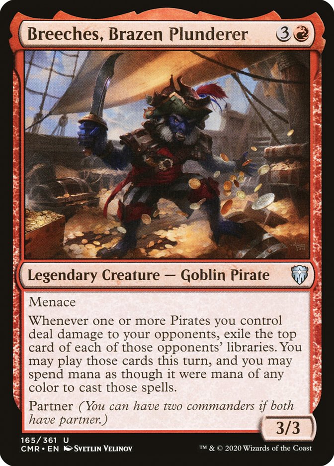 Breeches, Brazen Plunderer [Commander Legends] | Good Games Adelaide SA