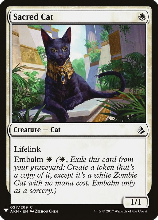 Sacred Cat 27 (The List Reprints)  | Good Games Adelaide SA