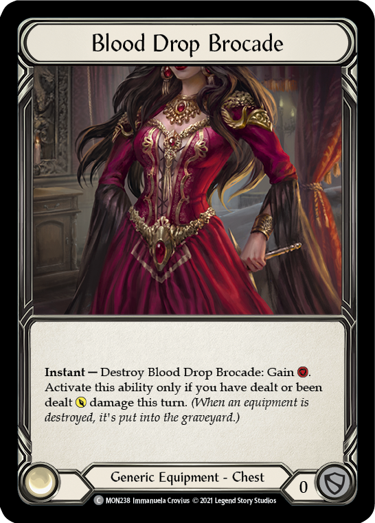 Blood Drop Brocade [MON238] 1st Edition Normal | Good Games Adelaide SA