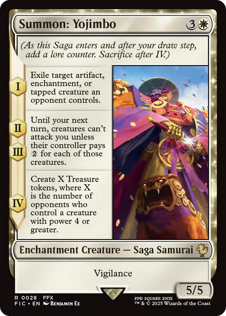 Summon: Yojimbo [FINAL FANTASY Commander] | Good Games Adelaide SA