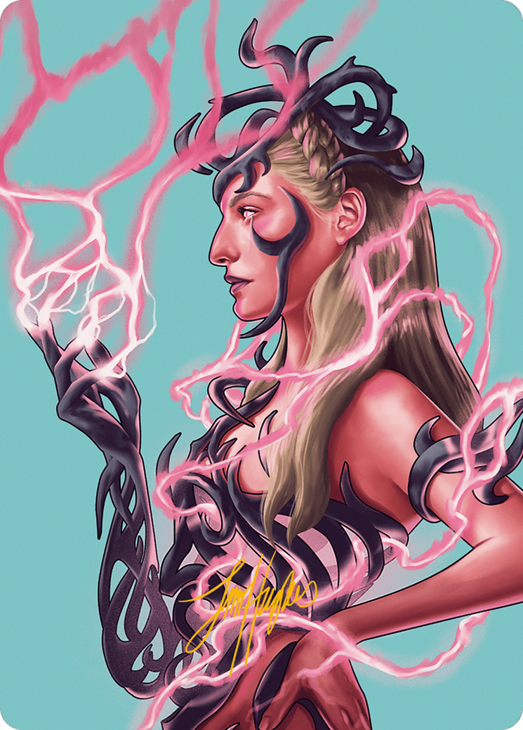 Breya, Etherium Shaper Art Card (Gold-Stamped Signature) [Modern Horizons 3 Art Series] | Good Games Adelaide SA
