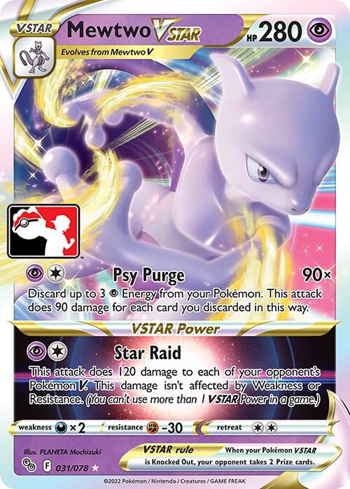 Mewtwo VSTAR Series 3 031/078 (Prize Pack Series Cards)  - Holofoil | Good Games Adelaide SA
