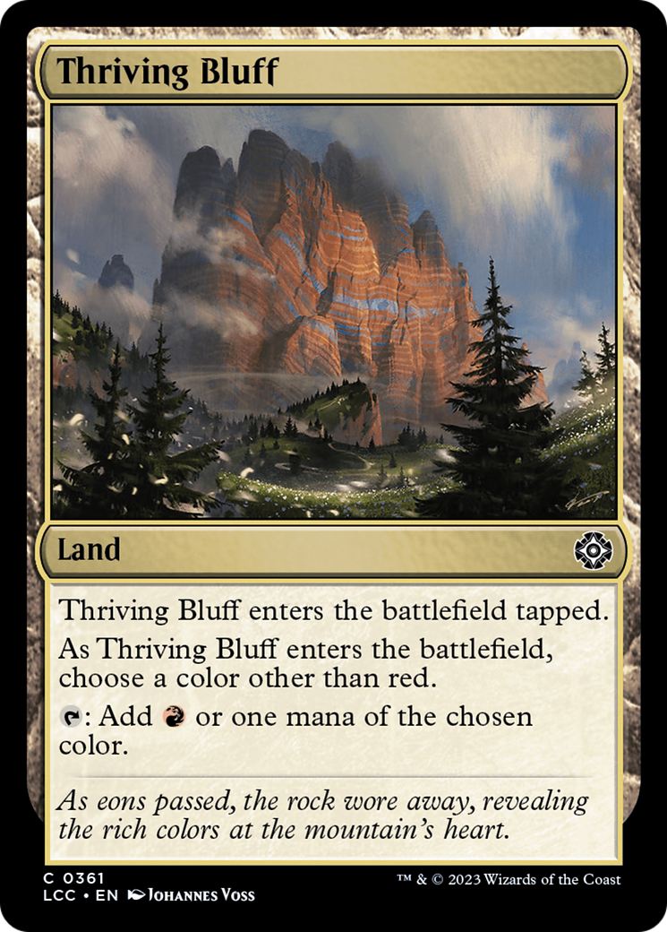 Thriving Bluff [The Lost Caverns of Ixalan Commander] | Good Games Adelaide SA