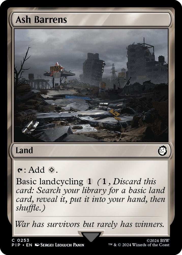 Ash Barrens 253 (Universes Beyond: Fallout)  | Good Games Adelaide SA