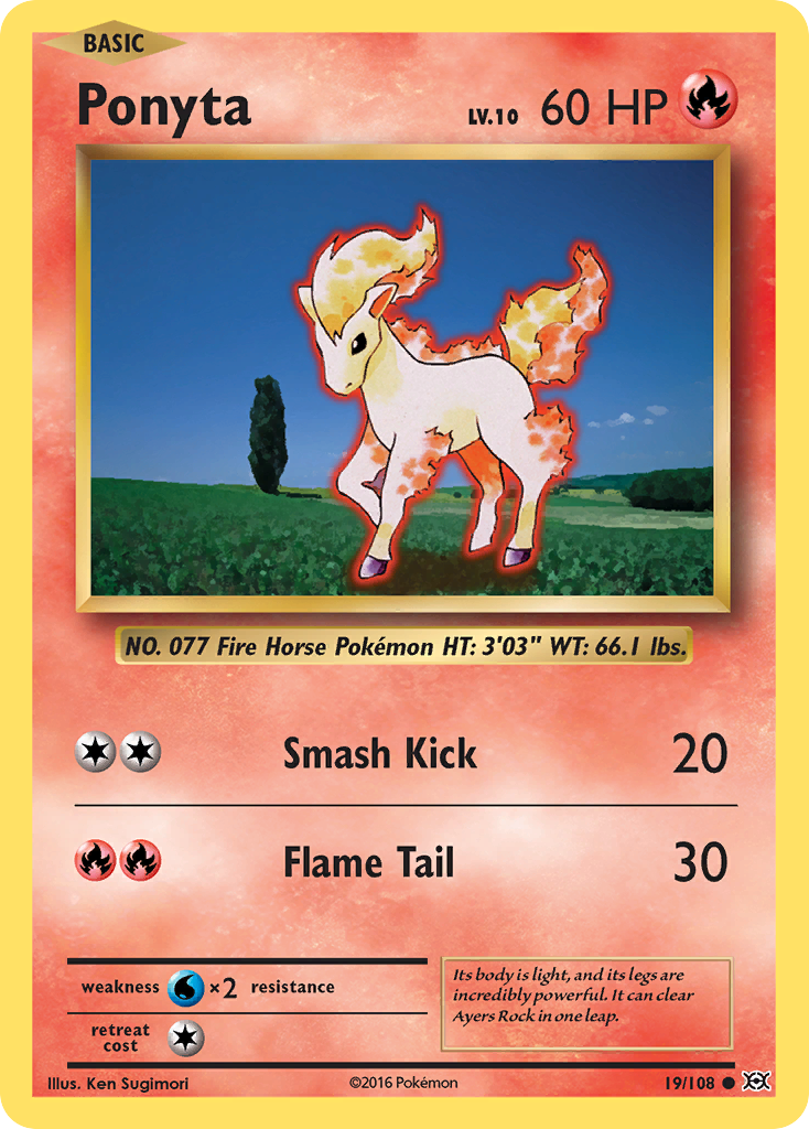 Ponyta (19/108) [XY: Evolutions] | Good Games Adelaide SA