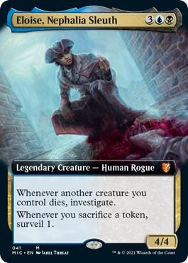 Eloise Nephalia Sleuth Extended Art 41 (Commander: Innistrad: Midnight Hunt)  | Good Games Adelaide SA