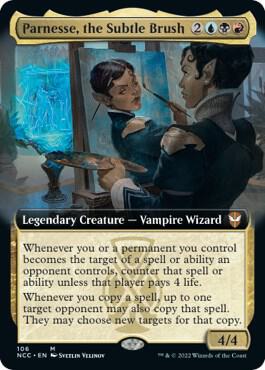 Parnesse the Subtle Brush Extended Art 106 (Commander: Streets of New Capenna)  | Good Games Adelaide SA