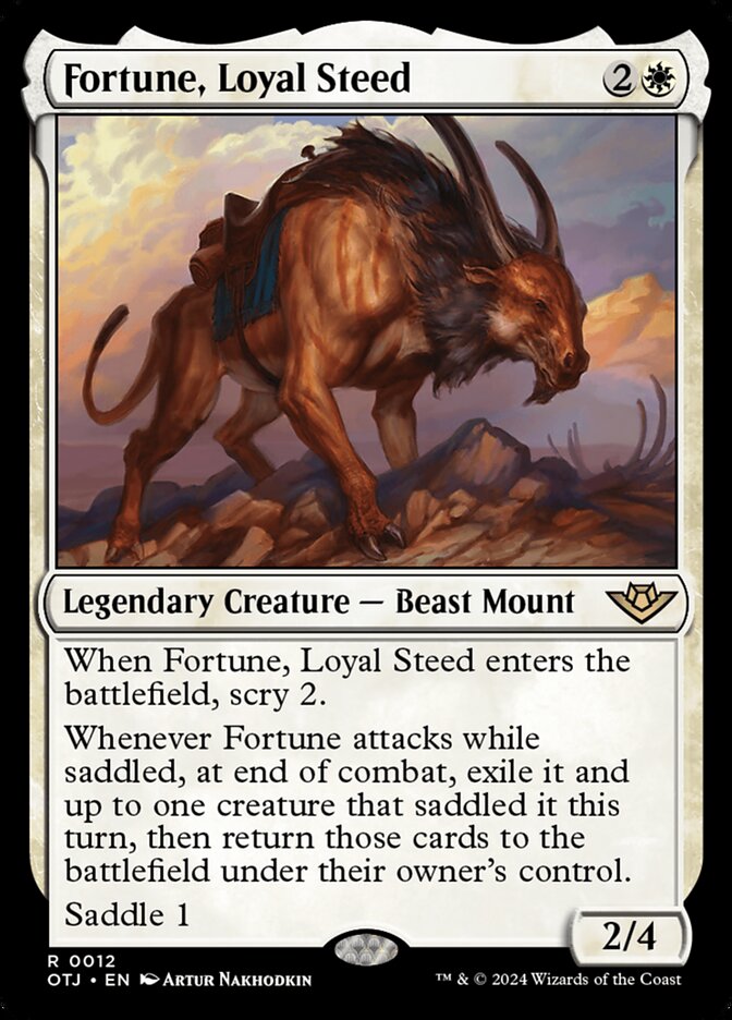 Fortune, Loyal Steed 12 (Outlaws of Thunder Junction)  | Good Games Adelaide SA