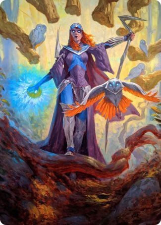 Kasmina, Enigma Sage Art Card [Strixhaven: School of Mages Art Series] | Good Games Adelaide SA