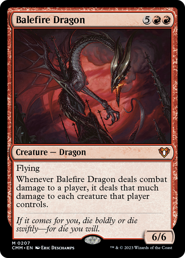 Balefire Dragon [Commander Masters] | Good Games Adelaide SA