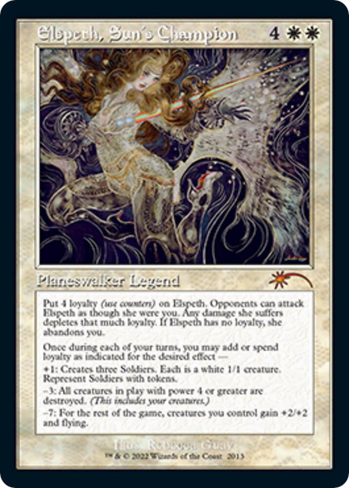 Elspeth, Sun's Champion 2013 (Secret Lair Countdown Kit)  - Retro | Good Games Adelaide SA