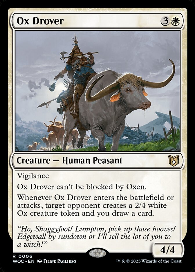 Ox Drover 6 (Commander: Wilds of Eldraine)  | Good Games Adelaide SA