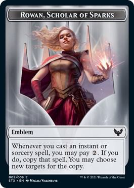 Emblem Rowan Scholar of Sparks 9 (Strixhaven: School of Mages)  | Good Games Adelaide SA