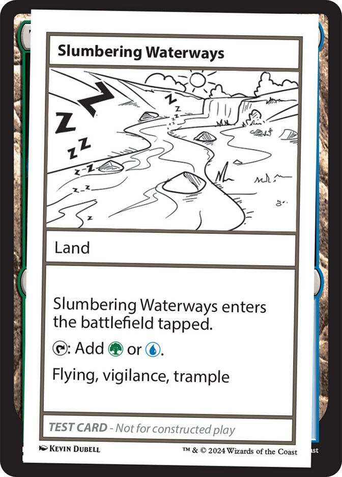Slumbering Waterways  (Mystery Booster 2 Playtest Cards)  | Good Games Adelaide SA