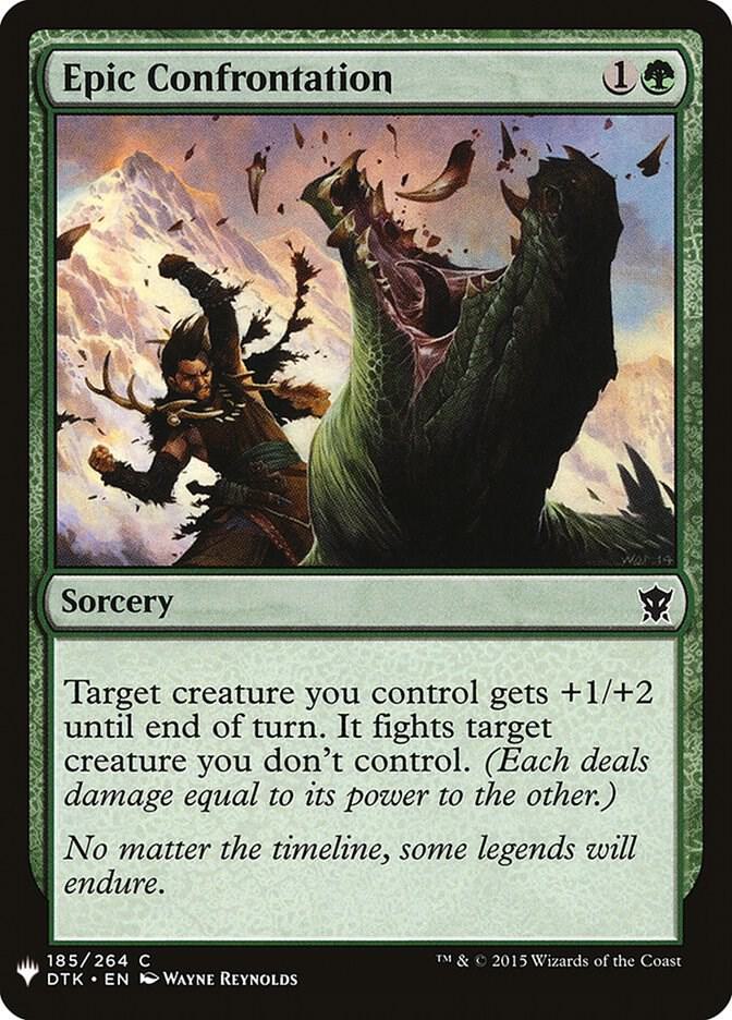 Epic Confrontation 185 (The List Reprints)  | Good Games Adelaide SA