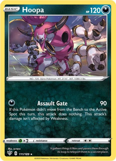 Hoopa 111/189 (SWSH03: Darkness Ablaze)  - Holofoil | Good Games Adelaide SA