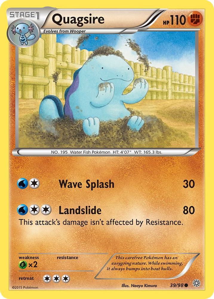 Quagsire 39/98 (XY - Ancient Origins)  | Good Games Adelaide SA