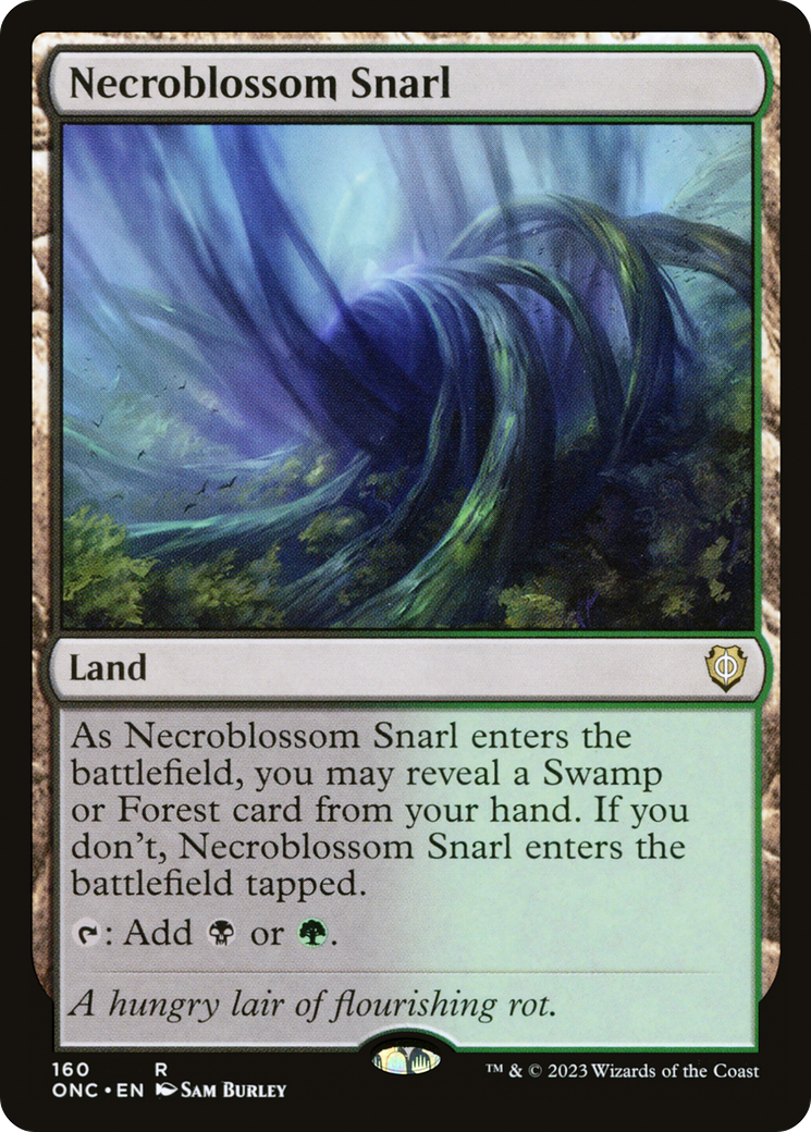 Necroblossom Snarl [Phyrexia: All Will Be One Commander] | Good Games Adelaide SA