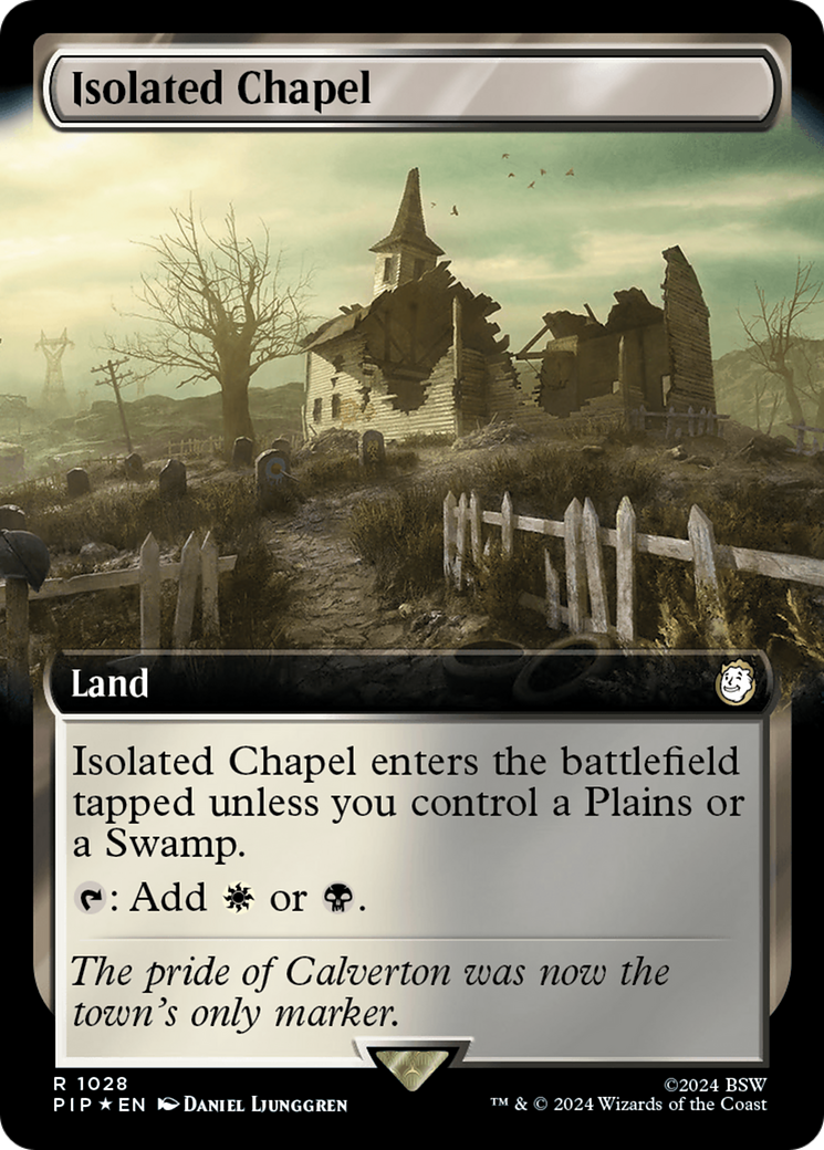 Isolated Chapel (Extended Art) (Surge Foil) [Fallout] | Good Games Adelaide SA