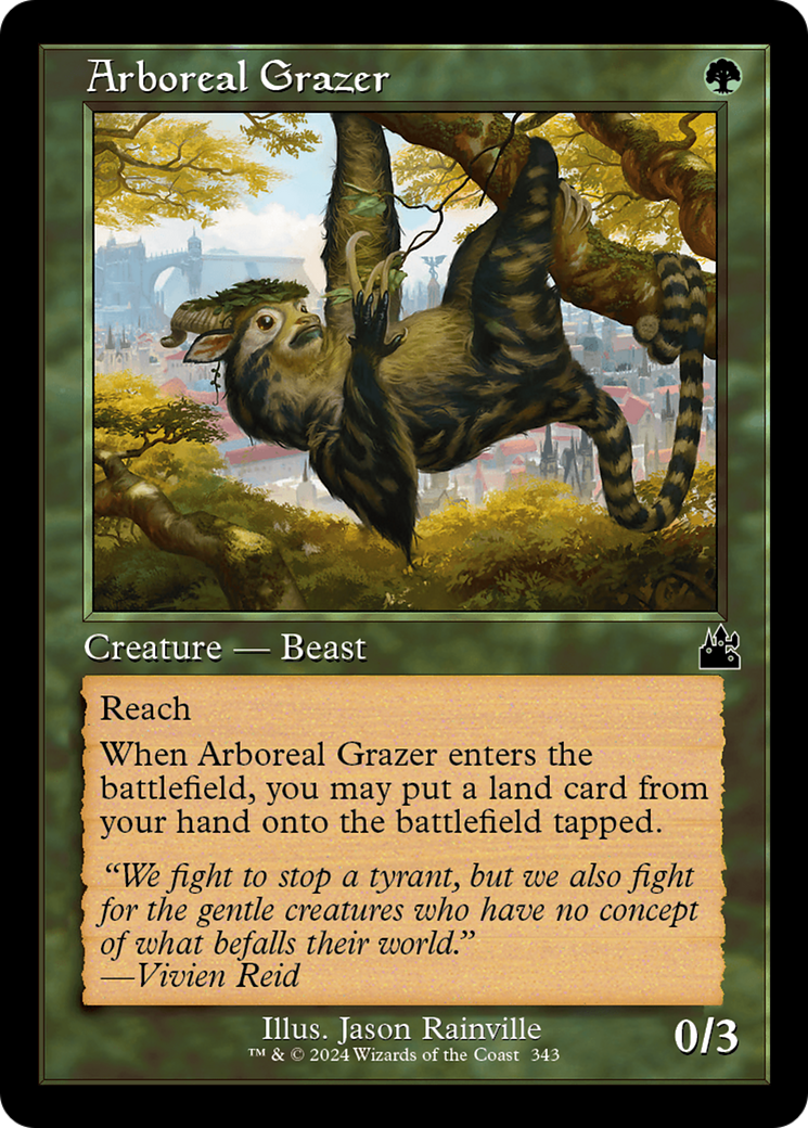 Arboreal Grazer (Retro Frame) [Ravnica Remastered] | Good Games Adelaide SA