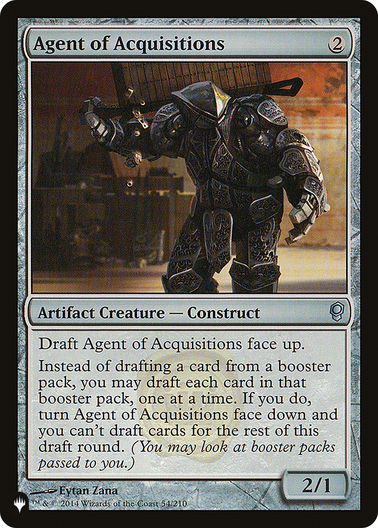 Agent of Acquisitions [The List Reprints] | Good Games Adelaide SA