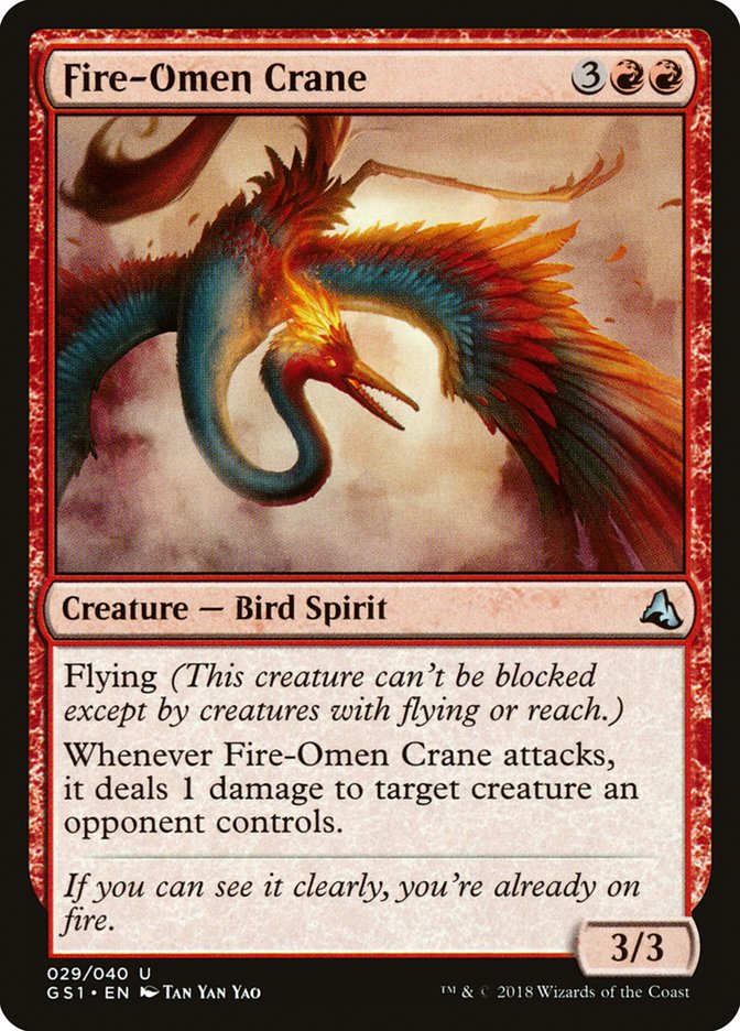 Fire-Omen Crane 29 (Global Series Jiang Yanggu & Mu Yanling)  | Good Games Adelaide SA