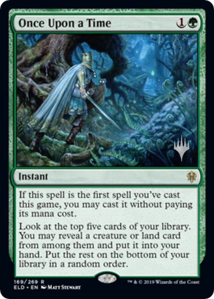 Once Upon a Time 169 (Promo Pack: Throne of Eldraine)  - Foil | Good Games Adelaide SA