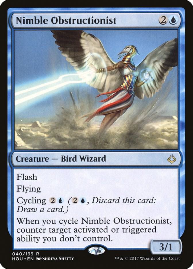 Nimble Obstructionist 40 (Hour of Devastation)  - Foil | Good Games Adelaide SA