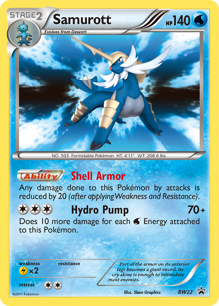 Samurott (BW22) [Black & White: Black Star Promos] | Good Games Adelaide SA