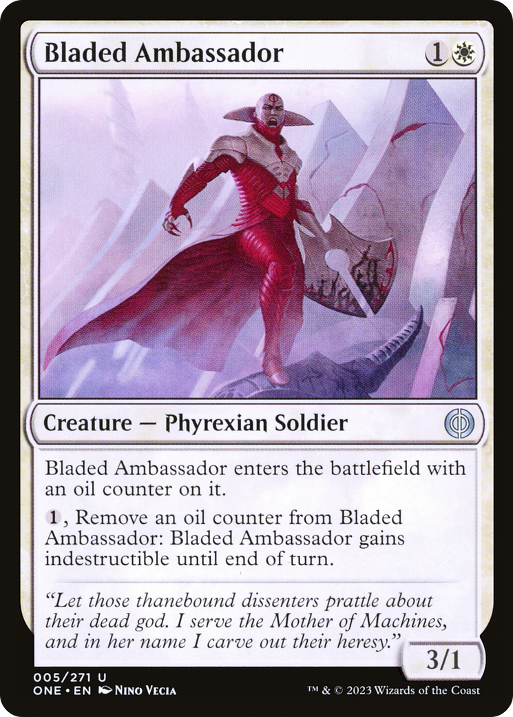 Bladed Ambassador [Phyrexia: All Will Be One] | Good Games Adelaide SA