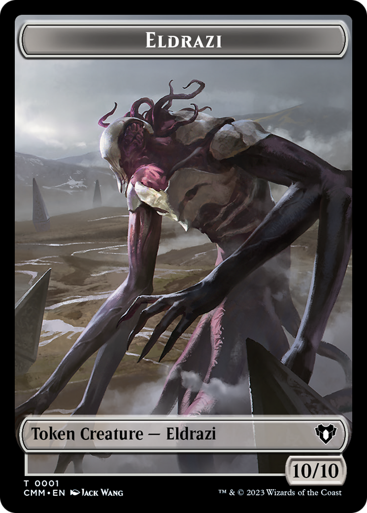 Eldrazi // Phyrexian Germ Double-Sided Token [Commander Masters Tokens] | Good Games Adelaide SA